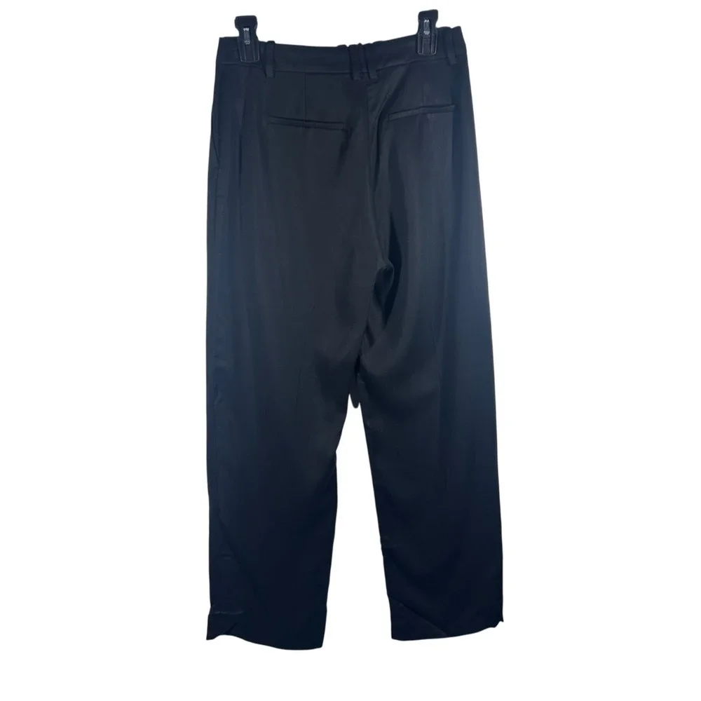 J. Crew Dress Pants Women's‎ Size 2 Black Wool Blend NEW